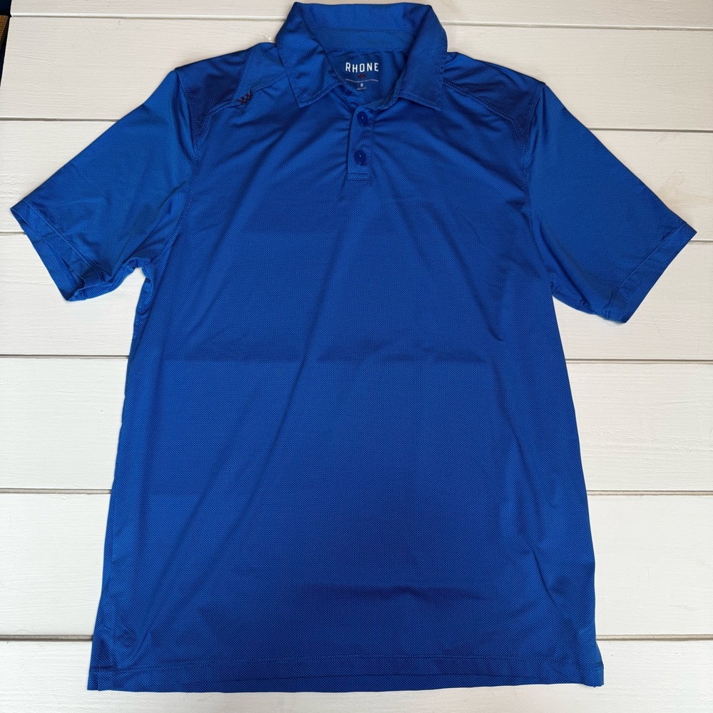 RHONE Men's Royal Blue Performance Polo